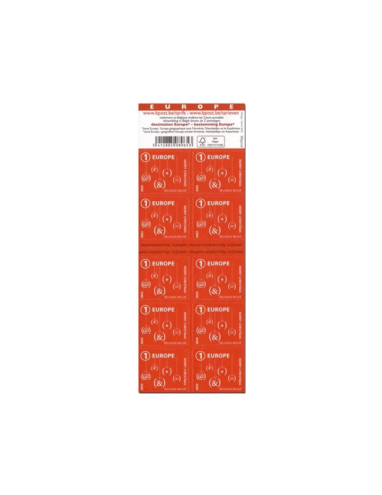 n° C5189 - Timbre BELGIQUE Carnets