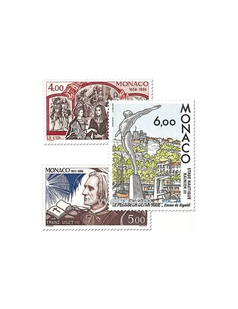 n° 1547/1549 -  Timbre Monaco Poste