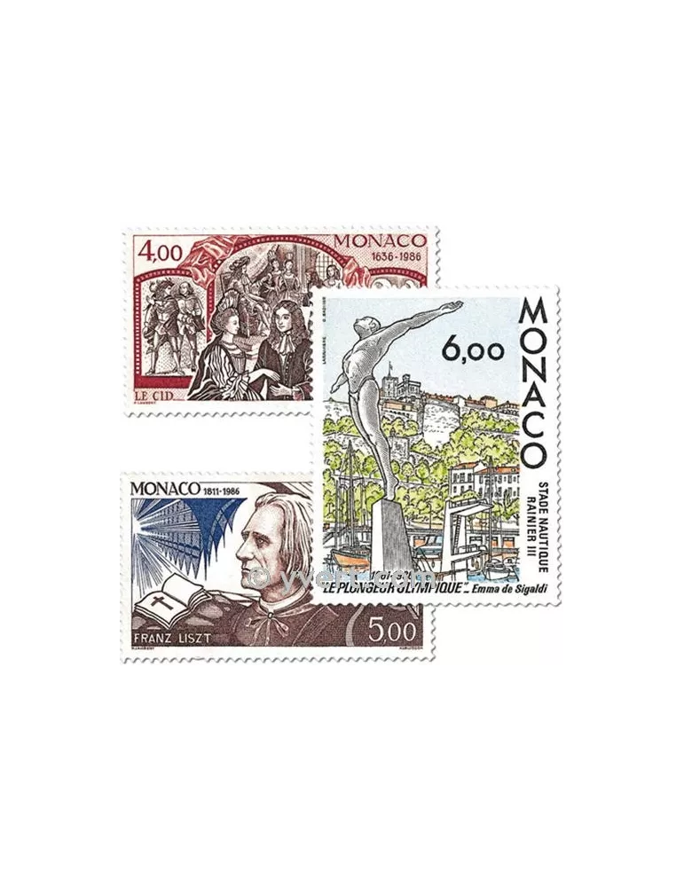 n° 1547/1549 -  Timbre Monaco Poste