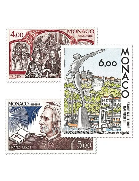 n° 1547/1549 -  Timbre Monaco Poste