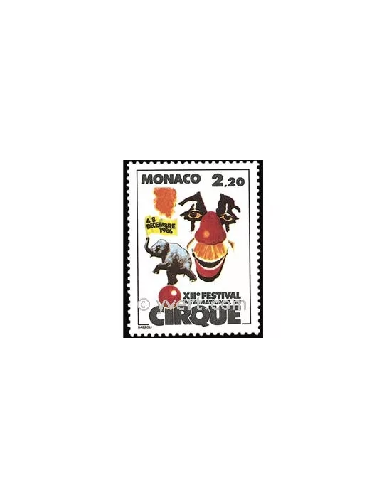 n° 1550 -  Timbre Monaco Poste
