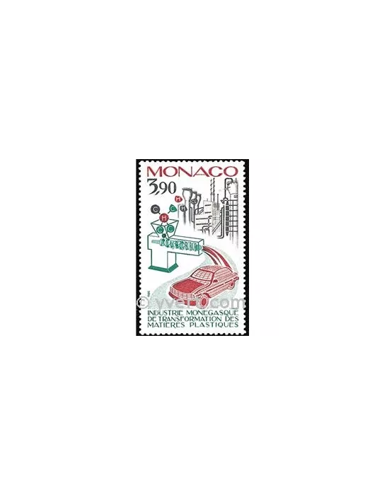 n° 1553 -  Timbre Monaco Poste
