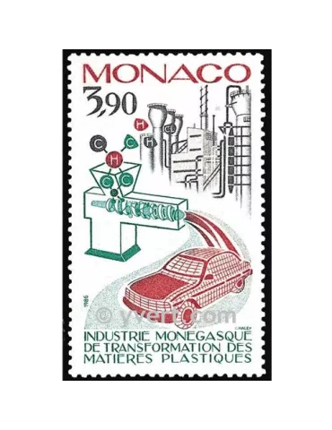 n° 1553 -  Timbre Monaco Poste 2