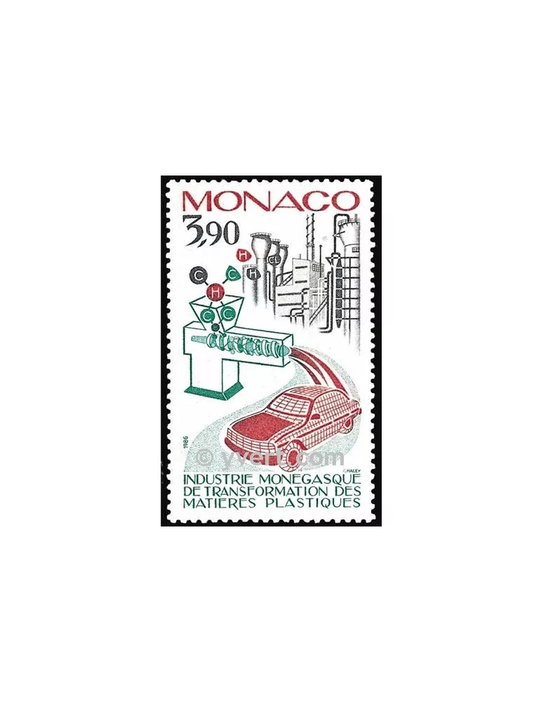 n° 1553 -  Timbre Monaco Poste