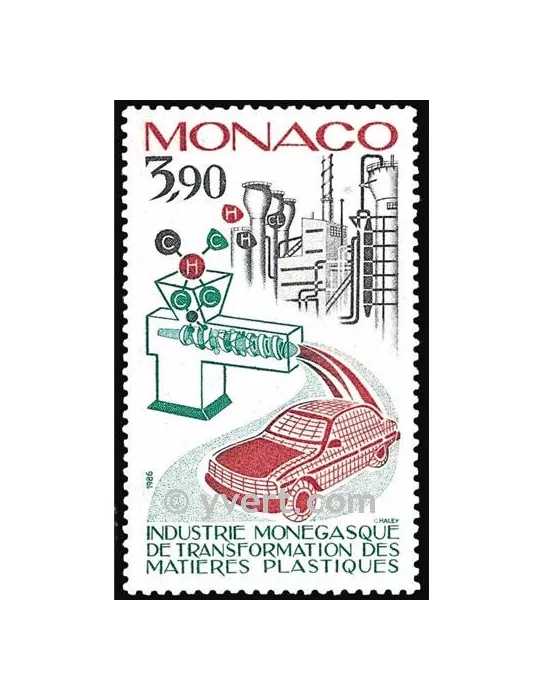 n° 1553 -  Timbre Monaco Poste