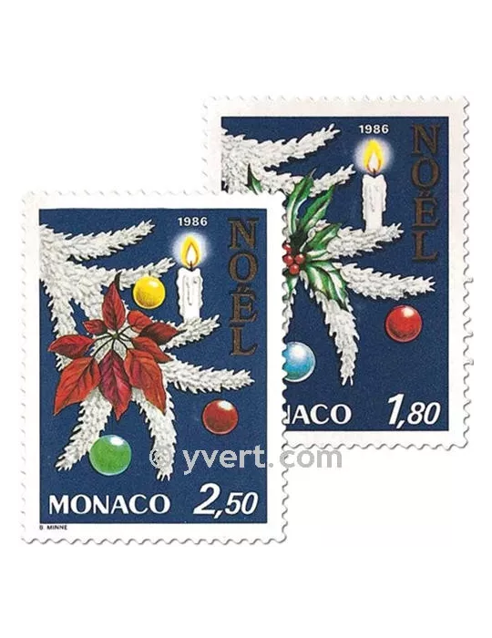 n° 1554/1555 -  Timbre Monaco Poste