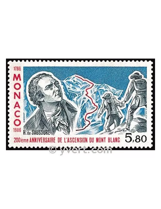 n° 1556 -  Timbre Monaco Poste