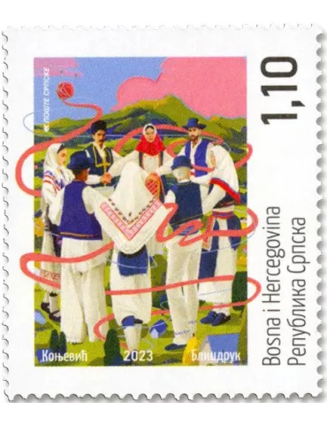 n° 822 - Timbre REPUBLIQUE SERBE (DE BOSNIE) Poste