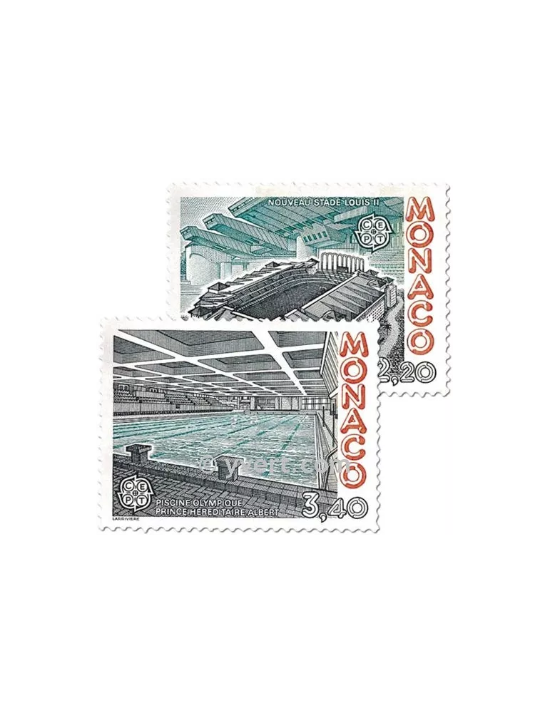 n° 1565/1566 -  Timbre Monaco Poste