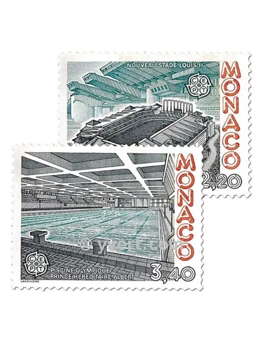 n° 1565/1566 -  Timbre Monaco Poste