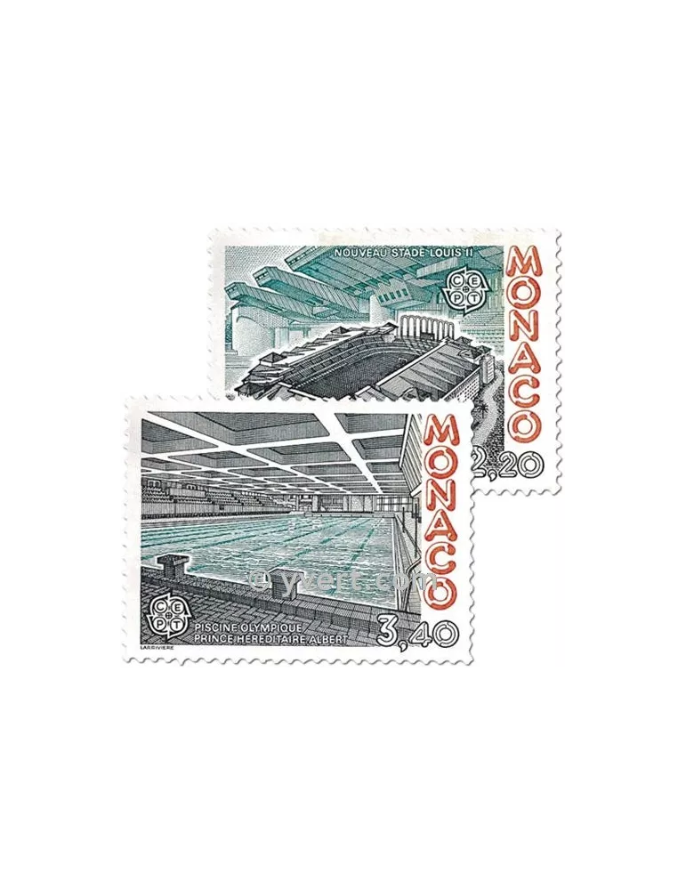 n° 1565/1566 -  Timbre Monaco Poste