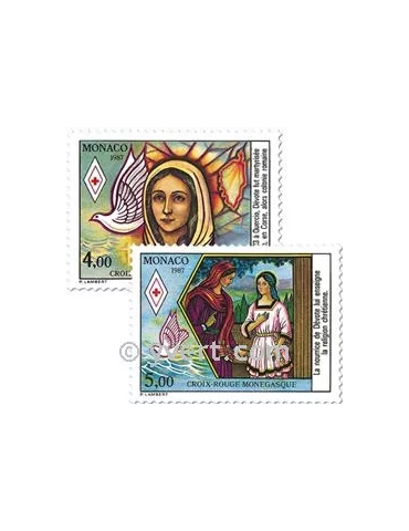 n° 1594/1595 -  Timbre Monaco Poste