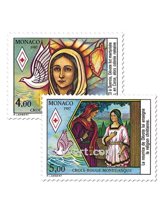 n° 1594/1595 -  Timbre Monaco Poste