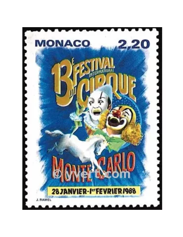 n° 1596 -  Timbre Monaco Poste 2