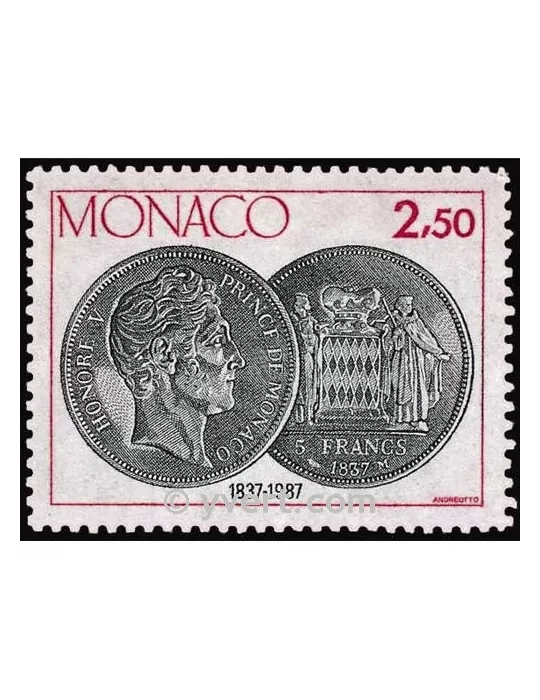 n° 1600 -  Timbre Monaco Poste