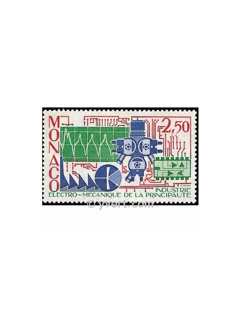 n° 1601 -  Timbre Monaco Poste