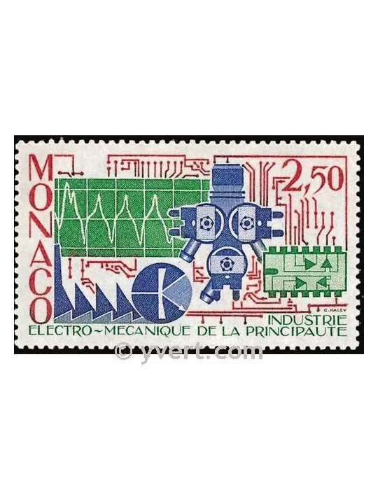 n° 1601 -  Timbre Monaco Poste