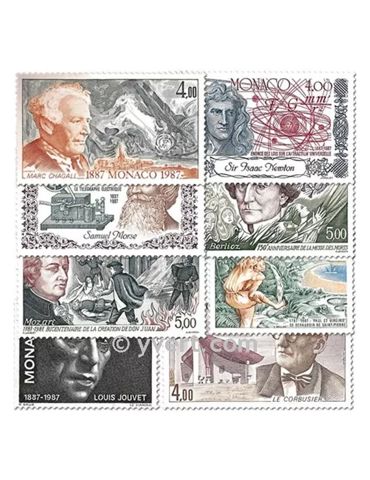 n° 1603/1610 -  Timbre Monaco Poste
