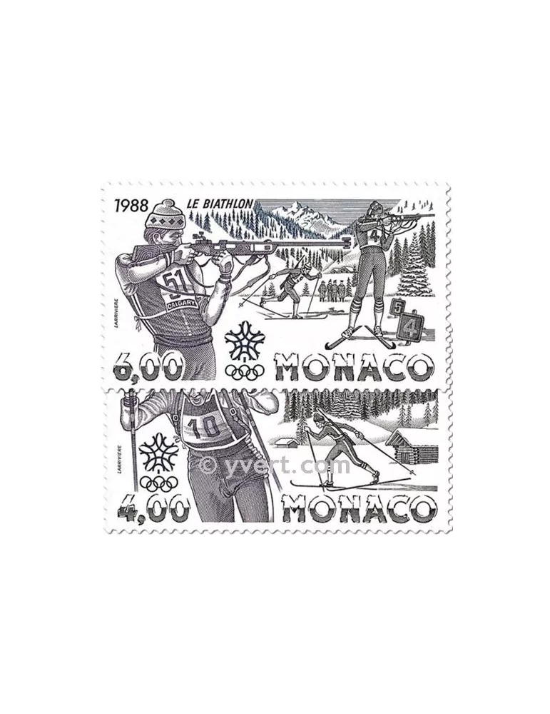 n° 1621/1622 (BF 40) -  Timbre Monaco Poste