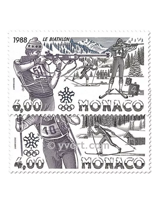 n° 1621/1622 (BF 40) -  Timbre Monaco Poste