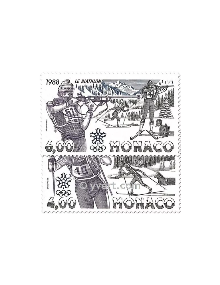 n° 1621/1622 (BF 40) -  Timbre Monaco Poste