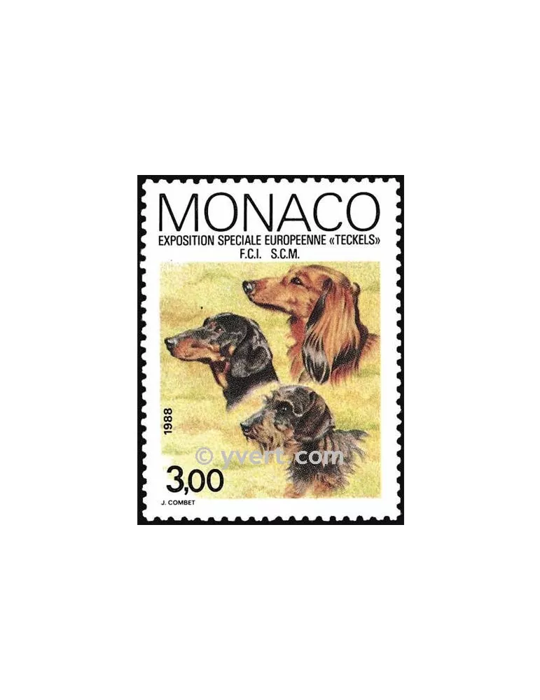 n° 1624 -  Timbre Monaco Poste