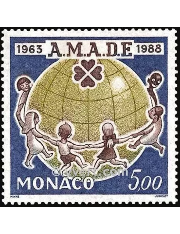 n° 1625 -  Timbre Monaco Poste 2