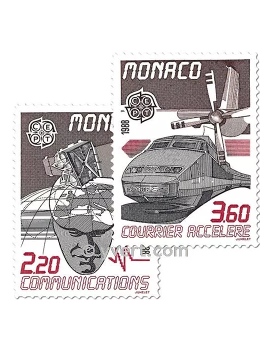 n° 1626/1627 -  Timbre Monaco Poste