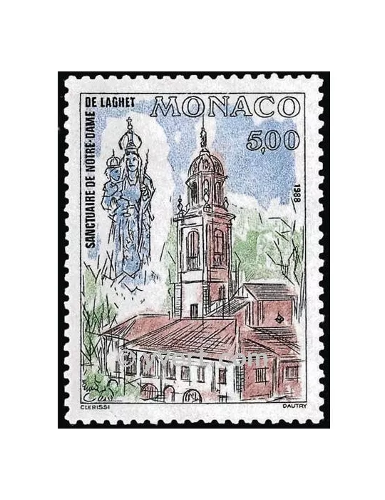 n° 1635 -  Timbre Monaco Poste