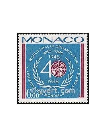 n° 1636 -  Timbre Monaco Poste