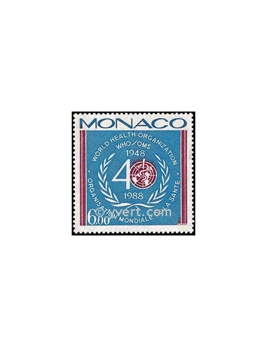 n° 1636 -  Timbre Monaco Poste