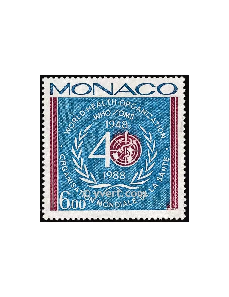 n° 1636 -  Timbre Monaco Poste