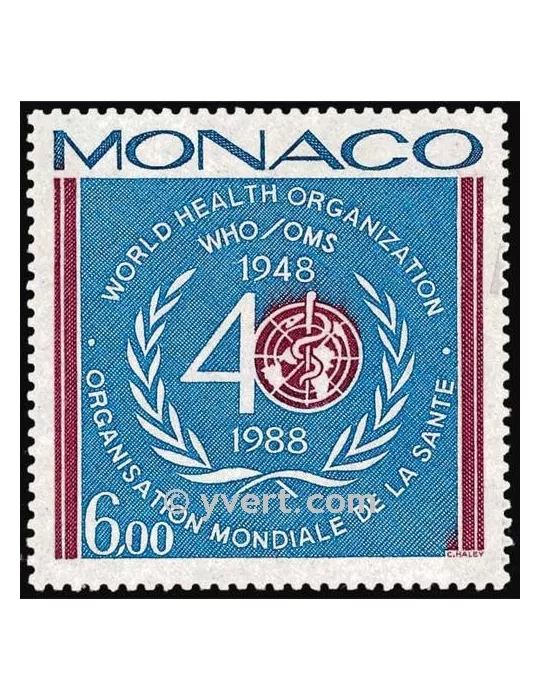n° 1636 -  Timbre Monaco Poste