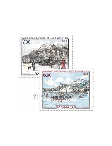 n° 1643/1644 -  Timbre Monaco Poste