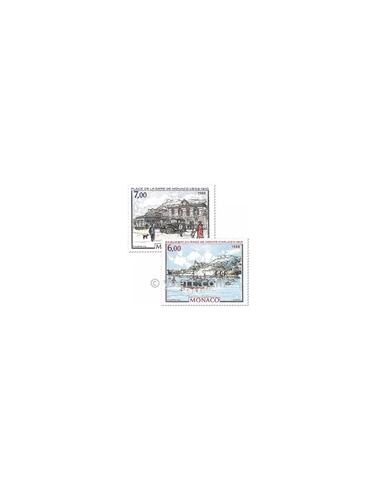 n° 1643/1644 -  Timbre Monaco Poste