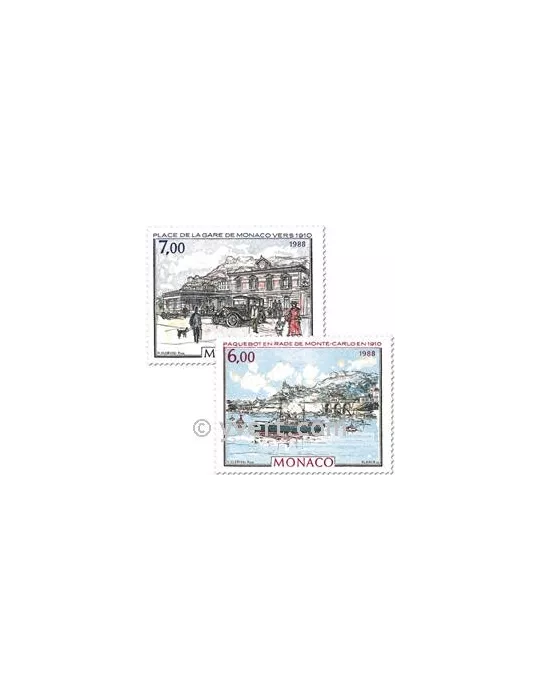 n° 1643/1644 -  Timbre Monaco Poste