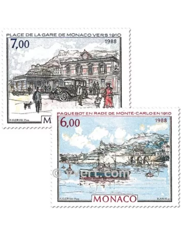 n° 1643/1644 -  Timbre Monaco Poste 2