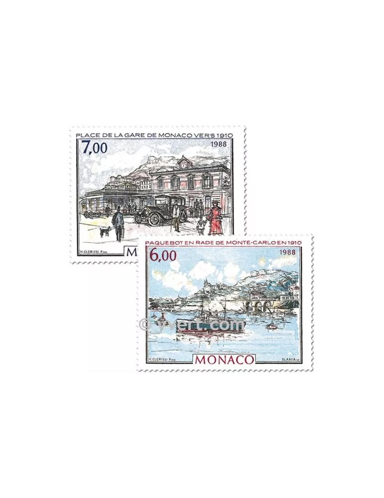 n° 1643/1644 -  Timbre Monaco Poste