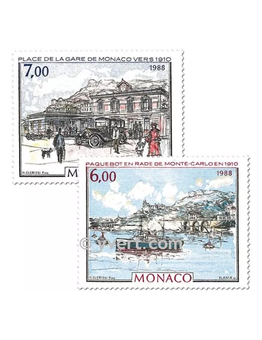 n° 1643/1644 -  Timbre Monaco Poste