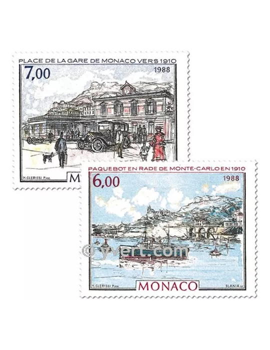 n° 1643/1644 -  Timbre Monaco Poste