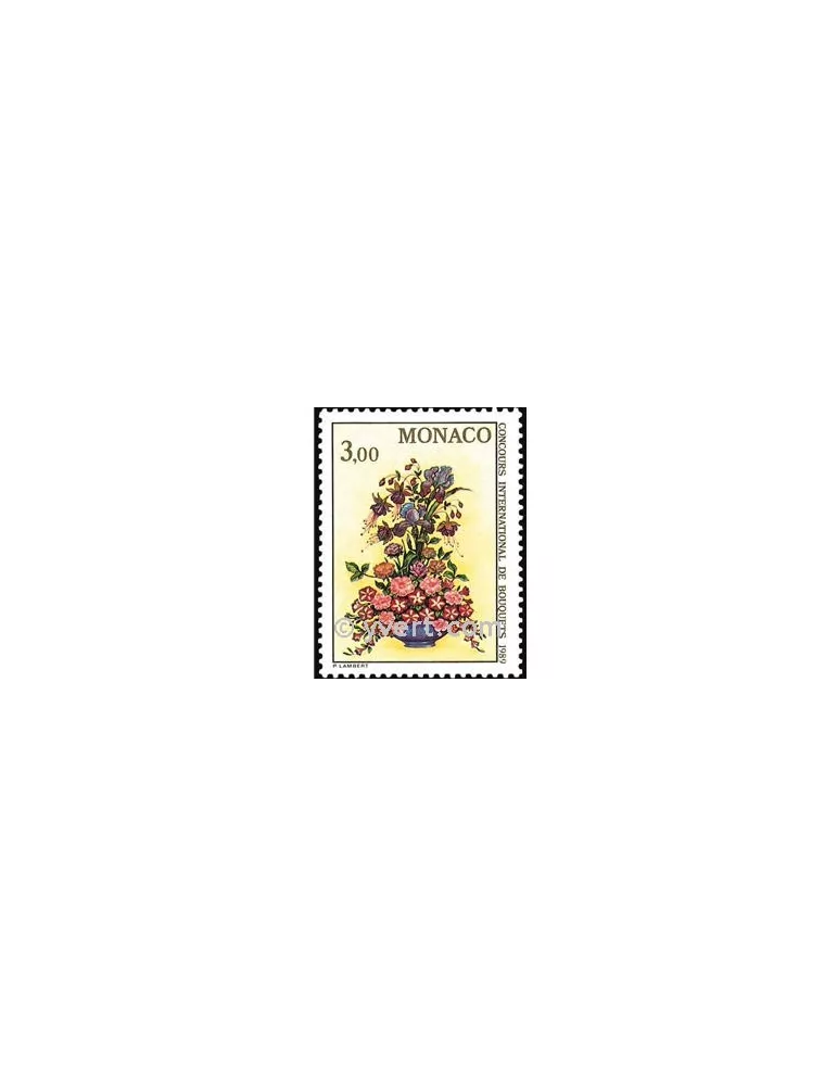 n° 1660 -  Timbre Monaco Poste