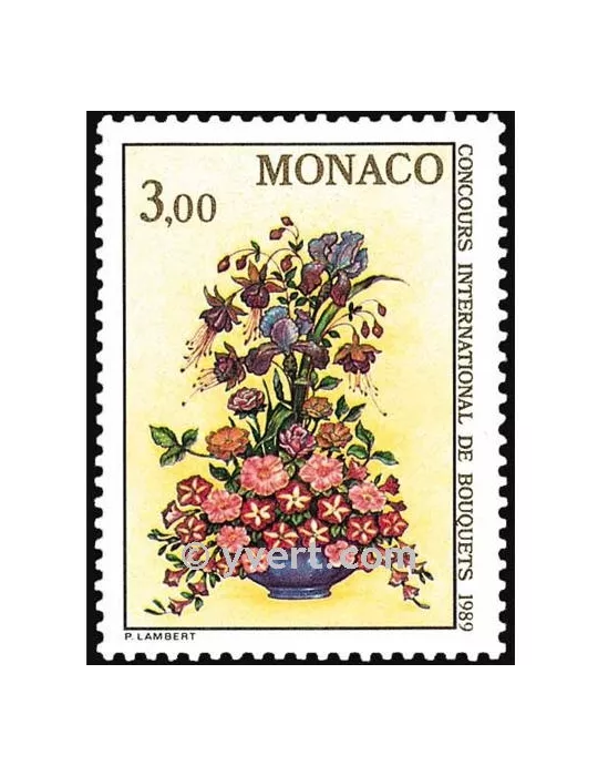 n° 1660 -  Timbre Monaco Poste
