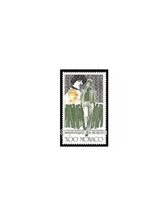 n° 1661 -  Timbre Monaco Poste