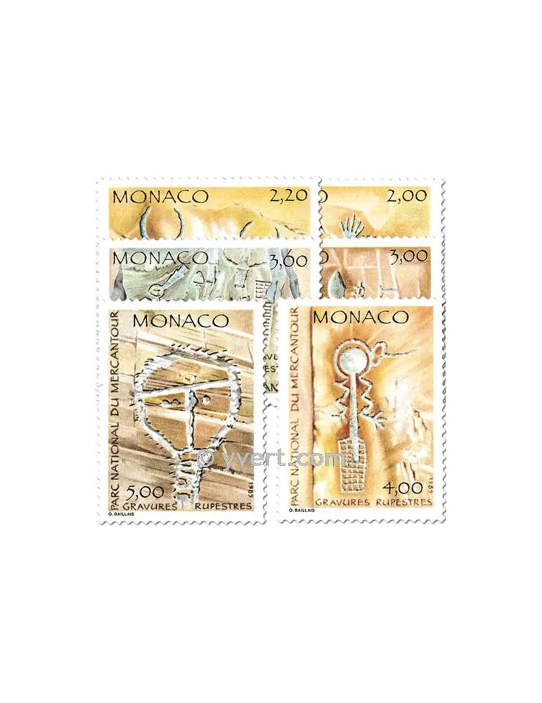 n° 1663/1668 -  Timbre Monaco Poste