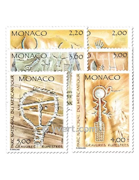 n° 1663/1668 -  Timbre Monaco Poste
