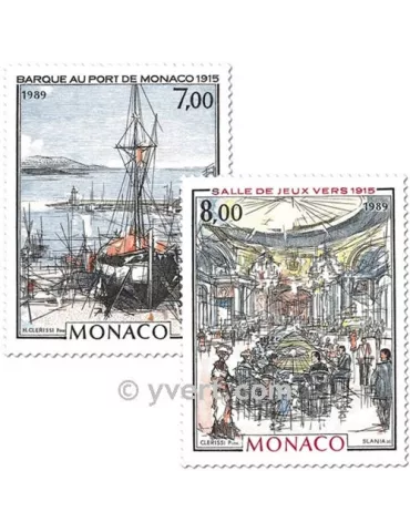 n° 1696/1697 -  Timbre Monaco Poste 2