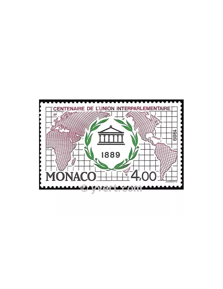 n° 1700 -  Timbre Monaco Poste