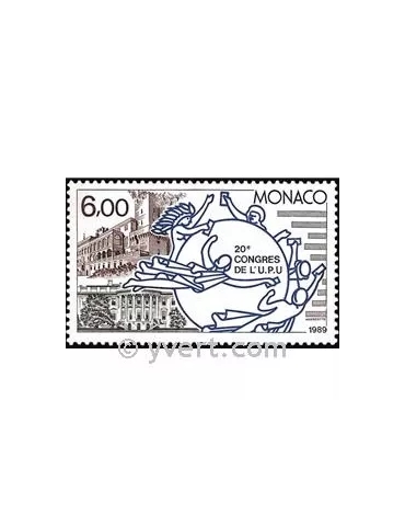 n° 1702 -  Timbre Monaco Poste