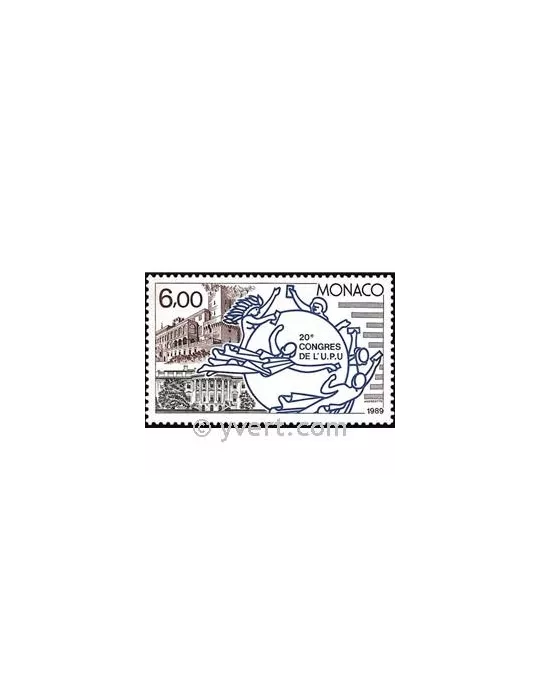 n° 1702 -  Timbre Monaco Poste