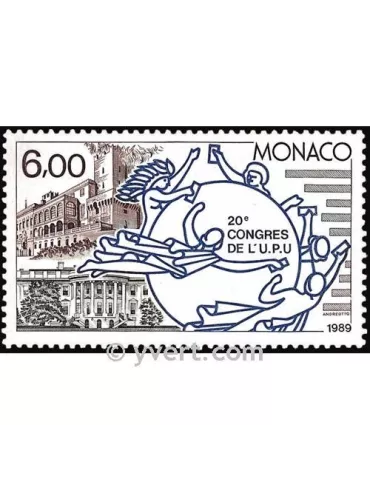 n° 1702 -  Timbre Monaco Poste 2